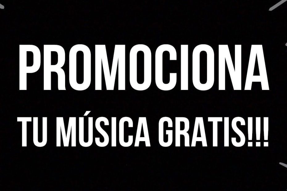 Cómo promocionar música gratis por internet 2024 fácil y rápido