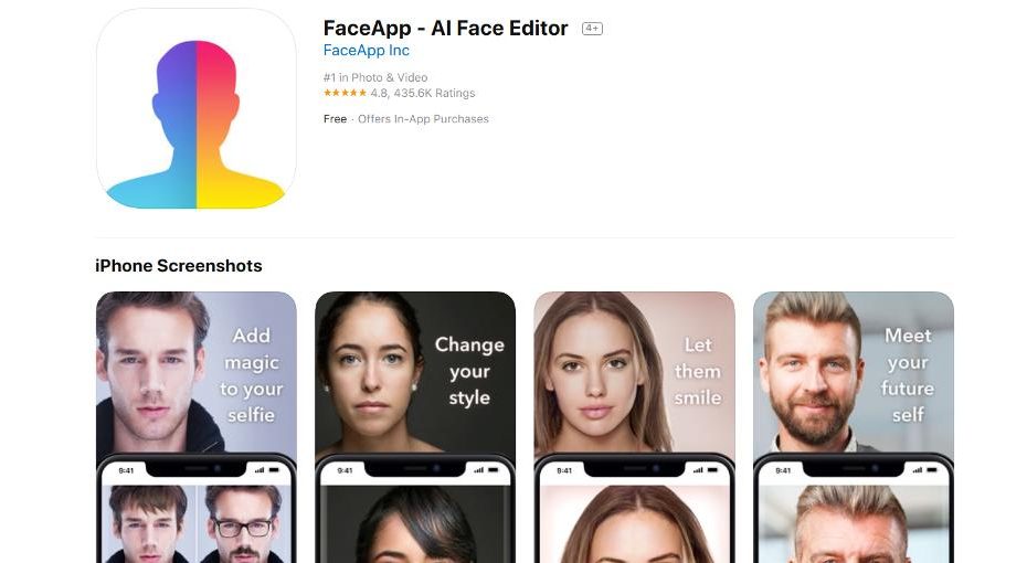 FaceApp es la aplicacion para verse viejo más popular