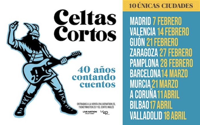 Celtas Cortos celebran su 40 aniversario con una gira
