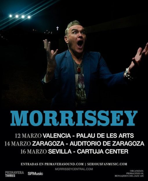 Morrissey anuncia conciertos en España