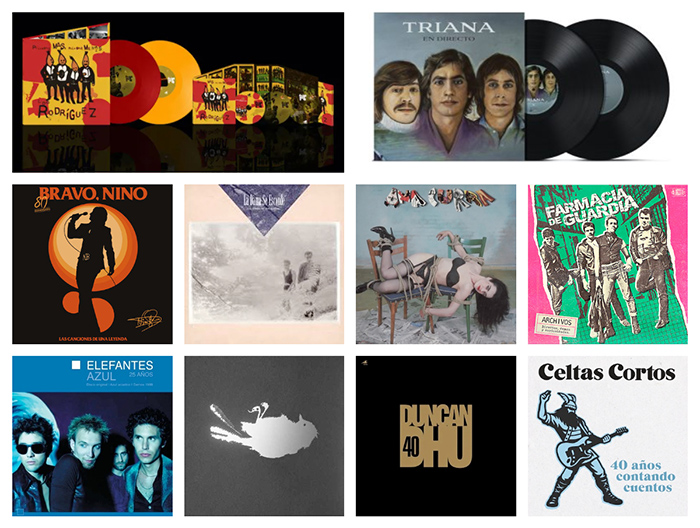 Cajas, reediciones, recopilatorios y tributos nacionales