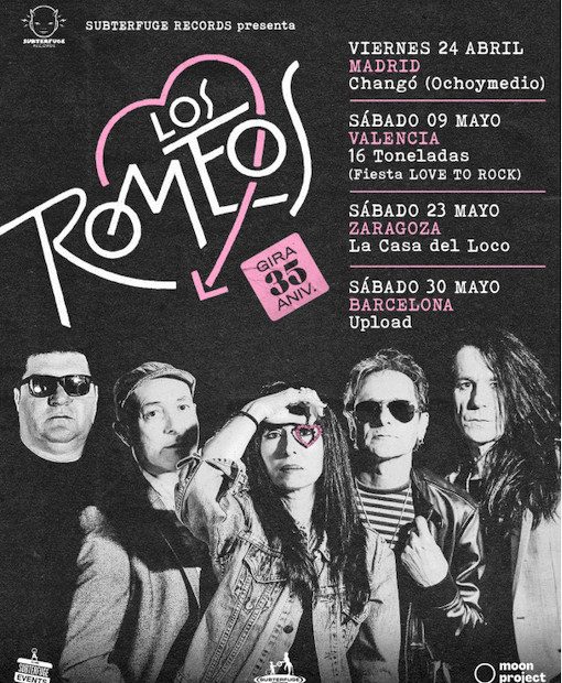Primeras fechas de la gira de regreso de Los Romeos