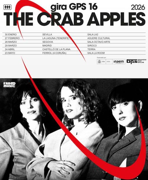 The Crab Apples, en seis conciertos con ayudas de Girando Por Salas