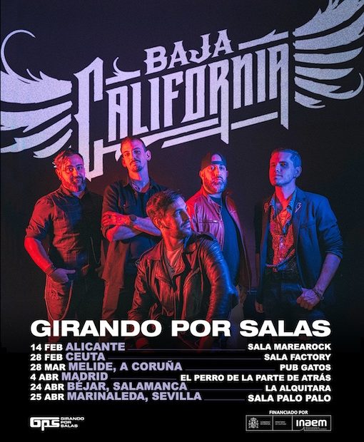 Baja California, en seis conciertos con Girando Por Salas