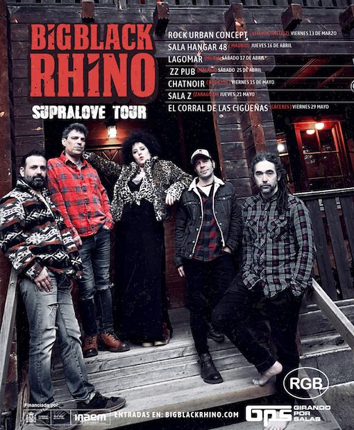 Bigblack Rhino, en siete conciertos con Girando Por Salas
