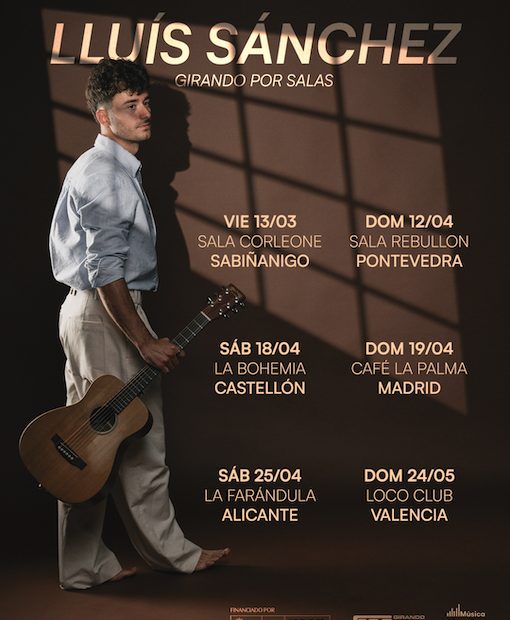 Lluís Sánchez, en seis conciertos con Girando Por Salas