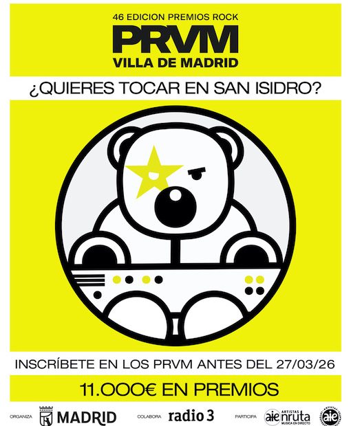 Abierta la convocatoria a los Premios Rock Villa de Madrid