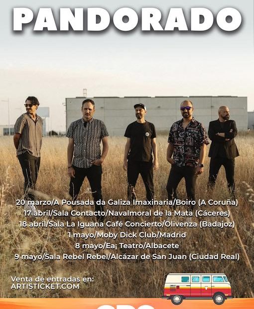 Pandorado, en seis conciertos con Girando Por Salas