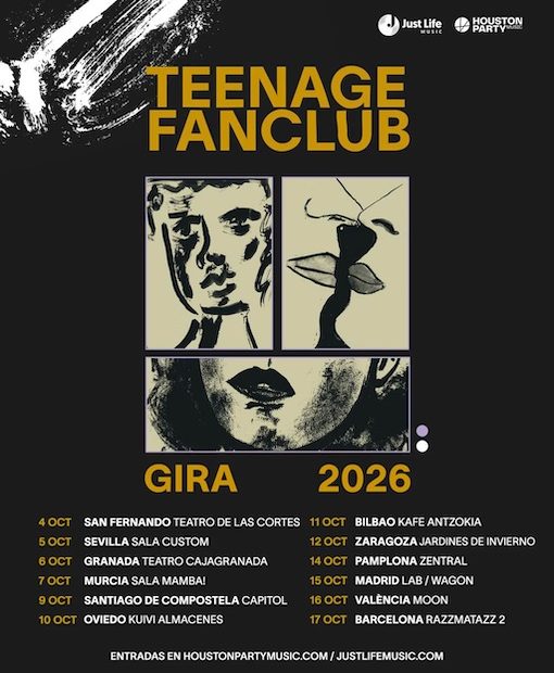 Teenage Fanclub visitarán España en octubre